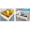 OLEG wholesale cutting custom gold silver mirror plexiglass sheet